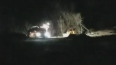 Video of tanker truck dumping slurry in Bullitt County taken by bus driver