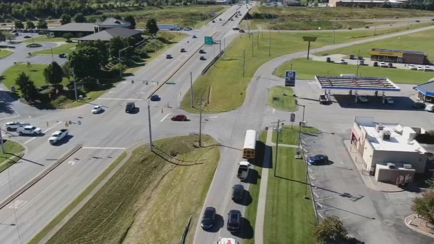The intersection of Charlestown and Kamer Miller roads in New Albany