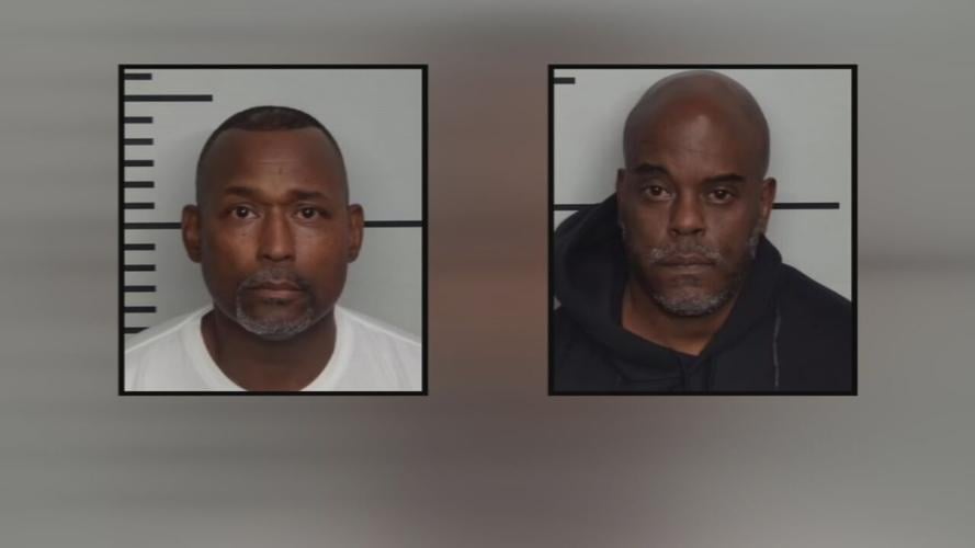 Virgil Mozee and Nathaniel Porter III mugshots
