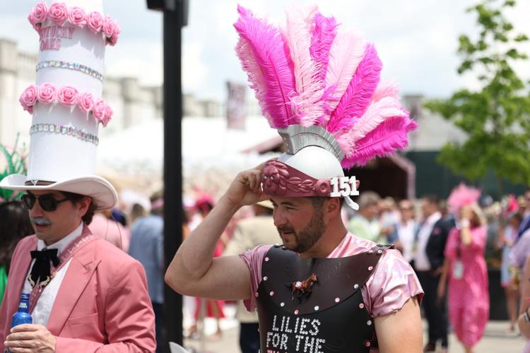 Fans on Kentucky Oaks Day 2025