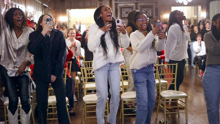 Louisville women celebrate