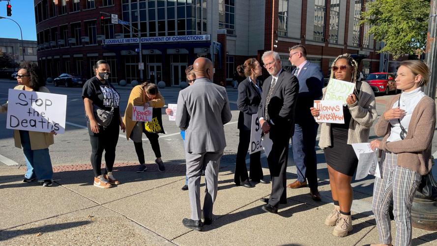 Representatives of the ACLU of Kentucky call for changes after 12 inmate deaths in 10 months