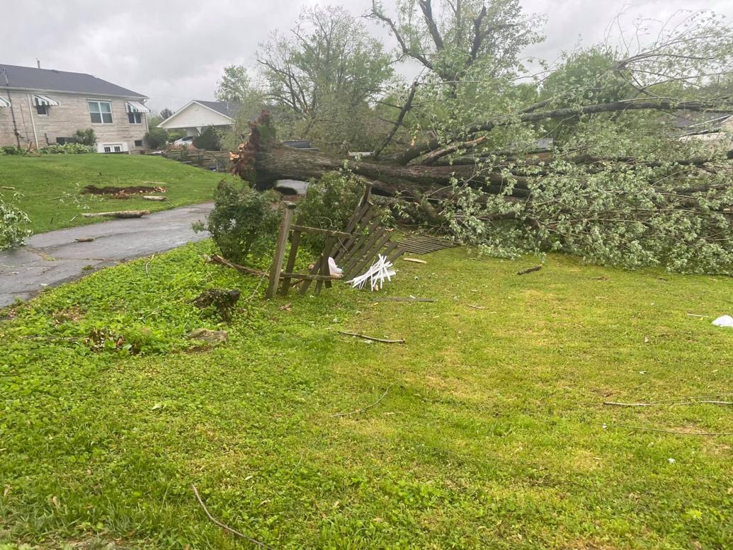 Tompkinsville, Kentucky, storm damage 532021