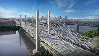 Rendering of the Brent Spence Companion Bridge