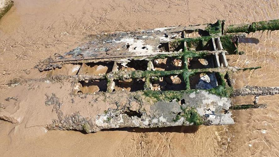 WWII Plane found in sand in Britain