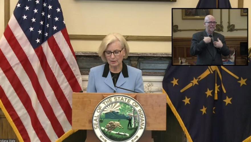 Dr. Kristina Box, Indiana's health commissioner, March 31, 2020