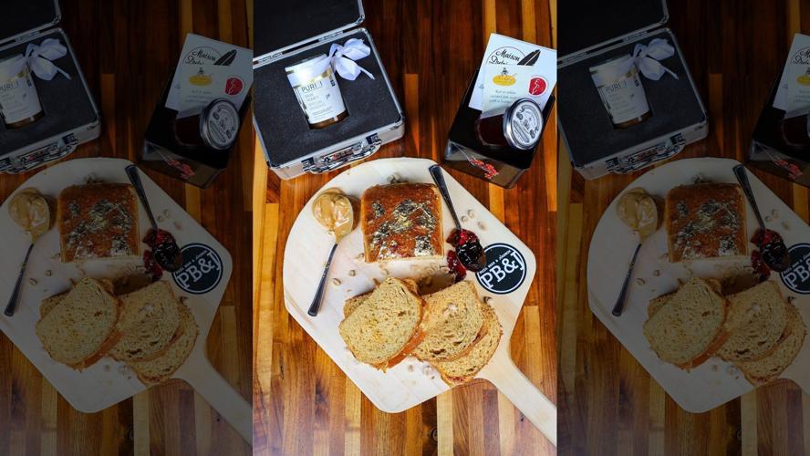 Golden Goose Sandwich on Plate