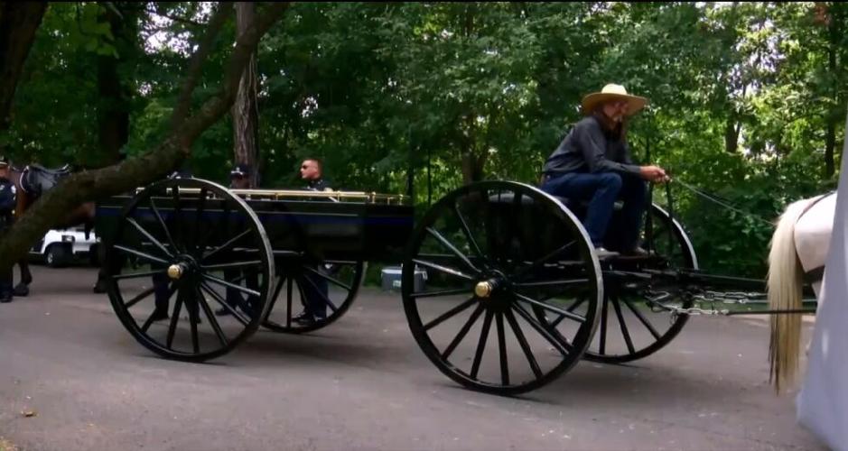 Deputy Brandon Shirley's burial