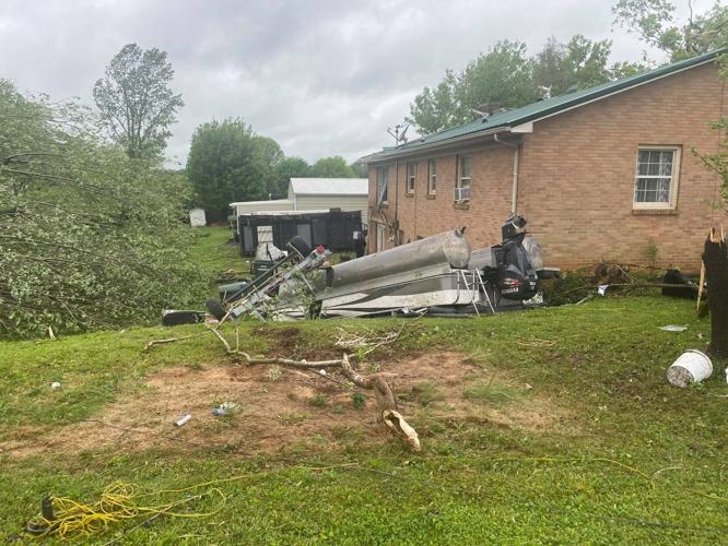 Tompkinsville, Kentucky, storm damage 5-3-2021