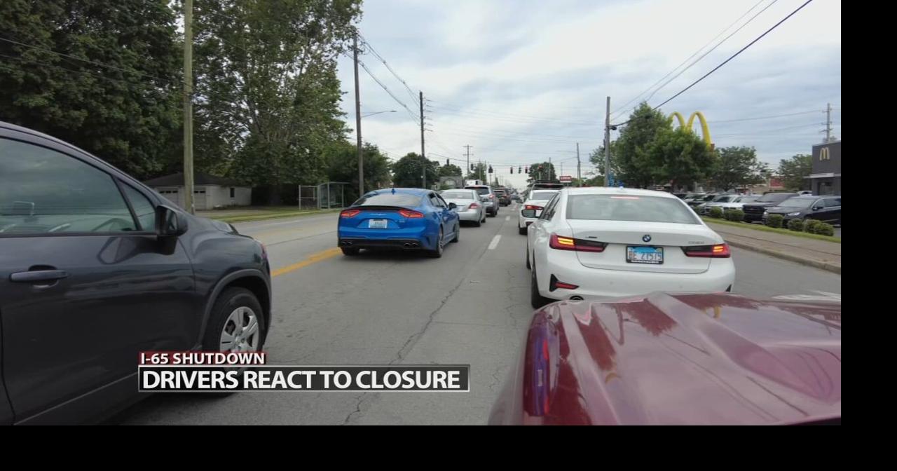Thousands of drivers adjust to 1st day of I-65 shutdown through downtown Louisville