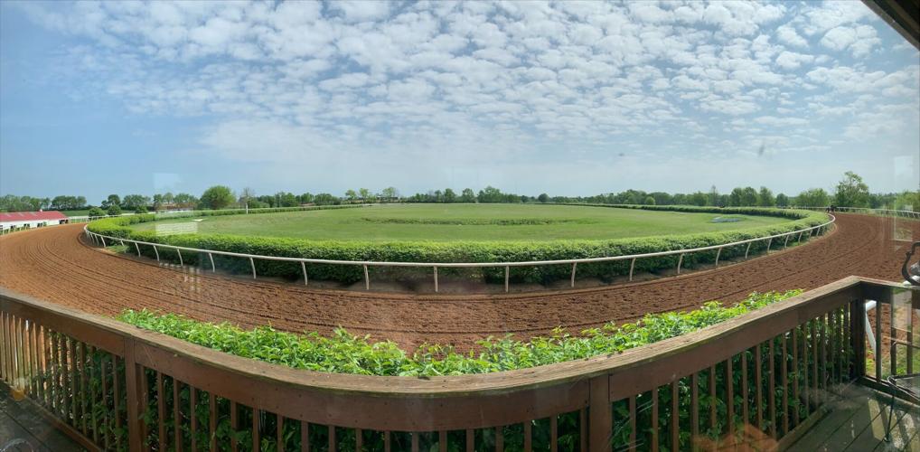 Track at Mercury Equine, the farm where Derby 148 winner Rich Strike is trained