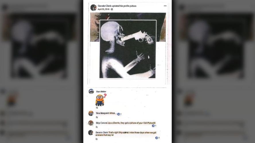 Controversial Facebook post by Dennis Clark, police officer