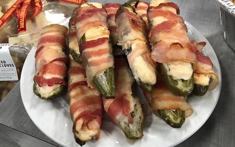 Bacon wrapped jalapeno poppers