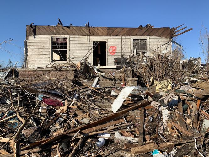Dawson Springs tornado damage