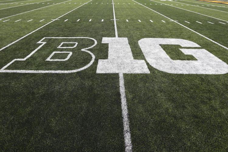 Big 10 Logo on football field