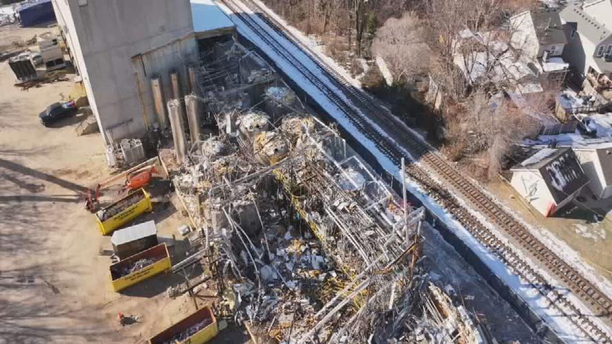 Givaudan site demolition drone 1-24-25