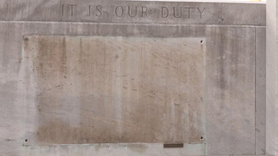 WWII Plaque Work