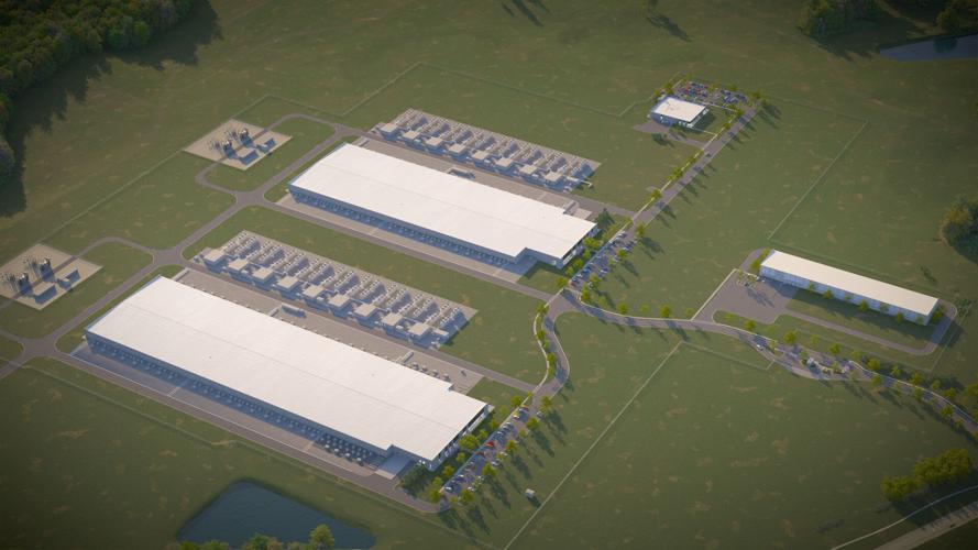 Meta Data Center Rendering