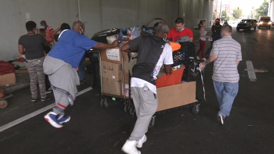 Louisville homeless camp