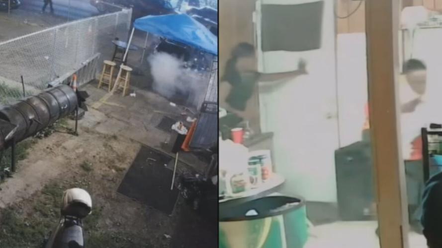 Surveillance video from June 1, 2020 when David McAtee was fatally shot
