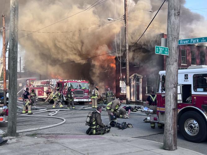 Louisville Russell neighborhood fire