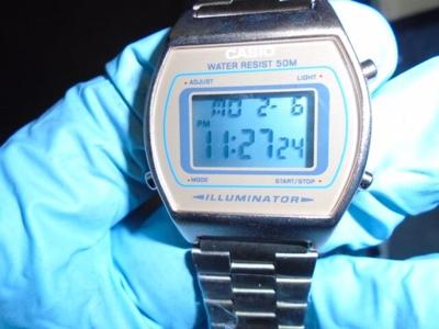 Casio fake watch, Sept. 30, 2020