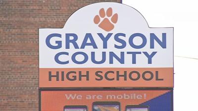 Grayson County High School sign