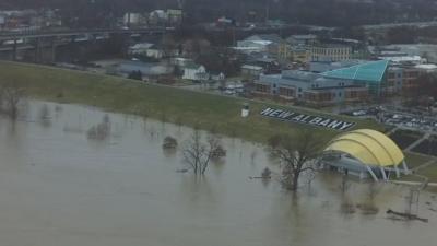 New Albany pump stations prepared for Ohio River to crest after nearly constant rain