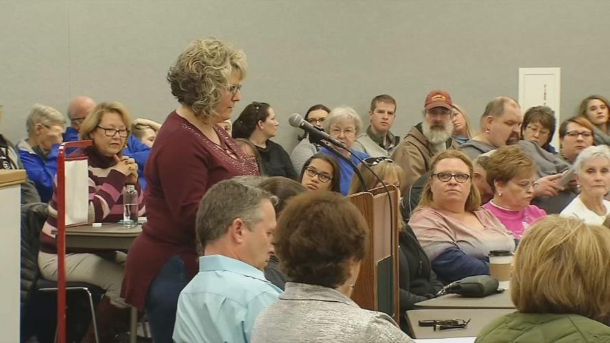 Parents at Nov. 6, 2019 Indiana state school board meeting urge split of West Clark Community Schools