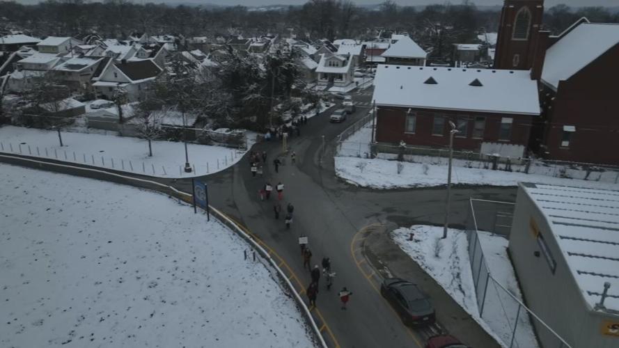 King Elementary School rally 12-3-25