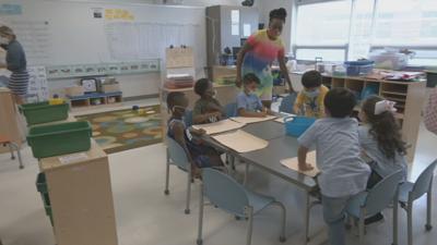 Children in a classroom generic