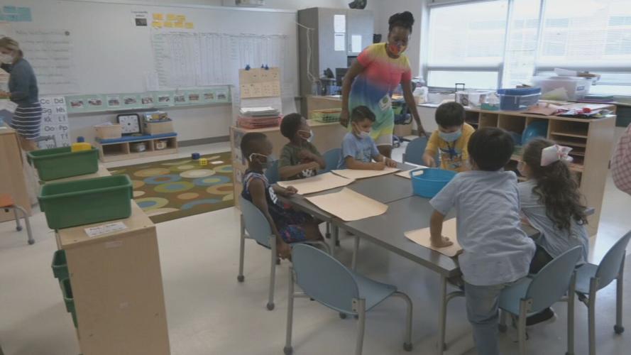 Children in a classroom generic