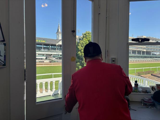 Steve Buttleman exits pagoda