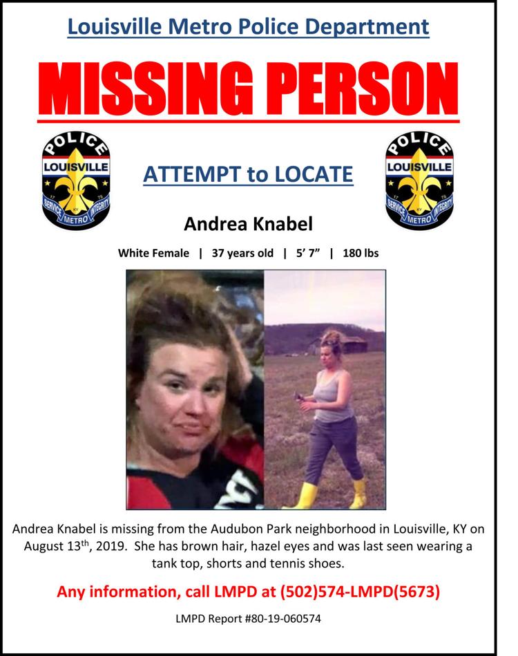 Police release new flyer of missing Louisville mom days after reported sighting in Clarksville