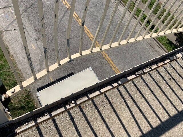 Damage to the George Rogers Clark Memorial Bridge (the Second Street Bridge) recorded on May 17, 2022