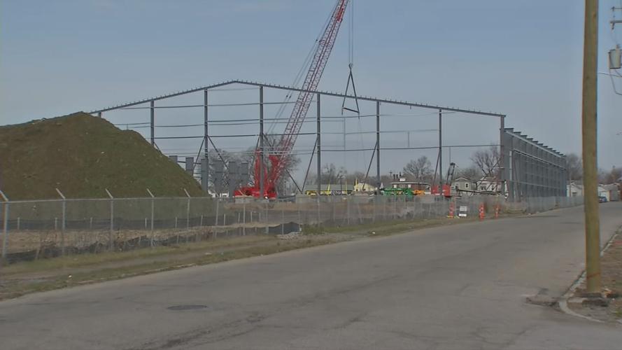 Construction on the new Sports and Learning Complex in west Louisville - Feb. 17, 2020