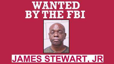 Wanted by the FBI:  James Stewart, Jr.