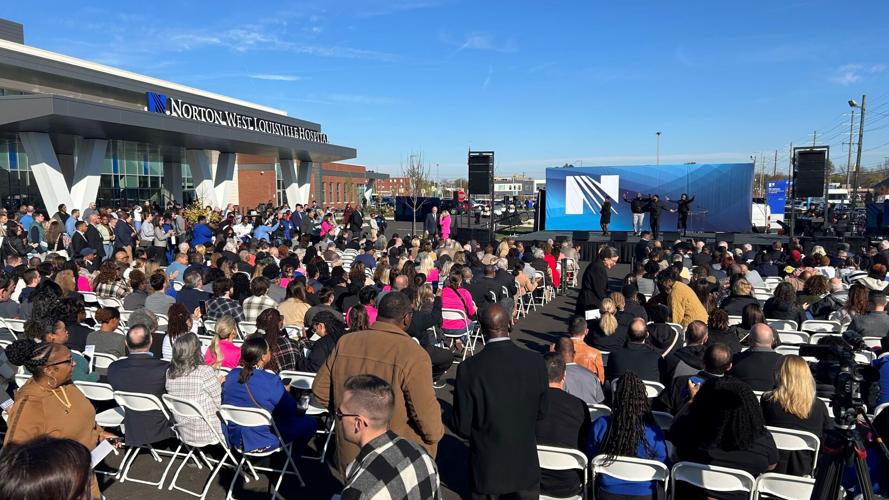 Norton West Louisville Hospital ribbon-cutting ceremony