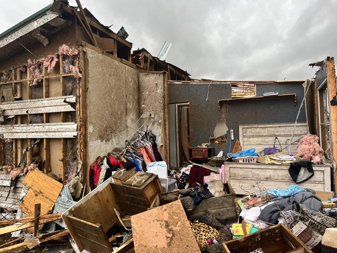 Damage in western Kentucky after Dec. 10-11, 2021 tornadoes