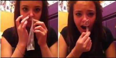 Condom snorting is the latest viral challenge for teens 