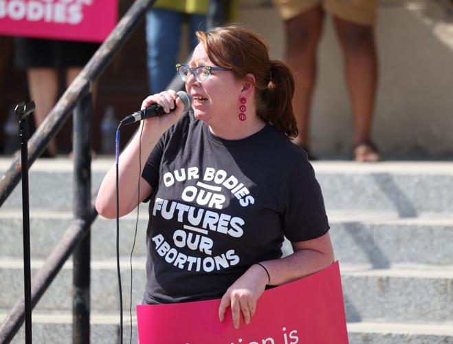 Abortion rally in downtown Louisville