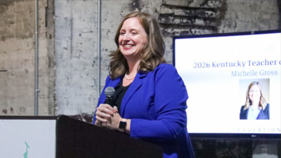 Michelle Gross, teacher of the year