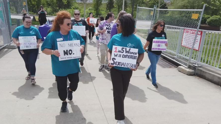 Center for Women and Families sexual assault awareness walk 4-18-24