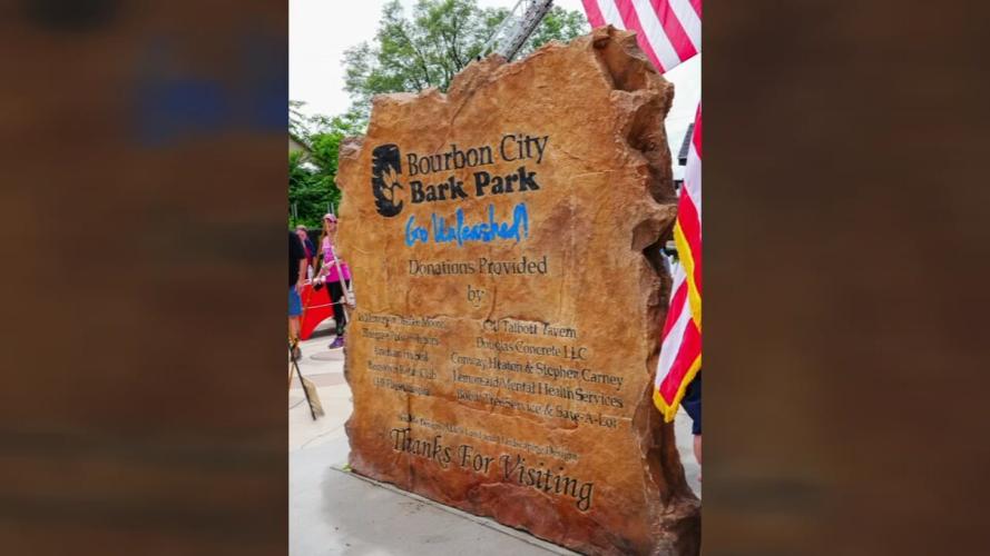 Bourbon City Bark Park Entrance