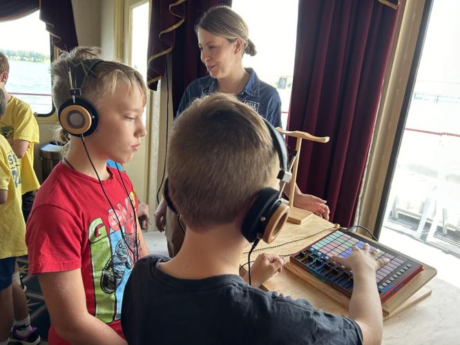 Trevor Frazier and Jeremy Helton DJing