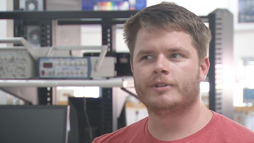 Brett Carbaugh, robotics student at Elizabethtown Community and Technical College