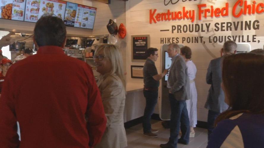 The inside of new KFC in Hikes Point