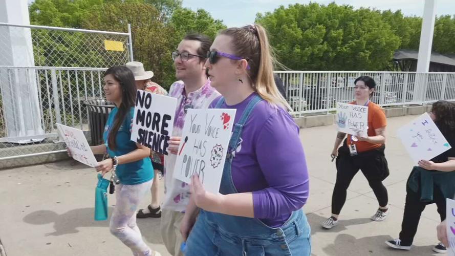Center for Women and Families sexual assault awareness walk 4-18-24
