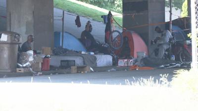 Louisville homeless camp
