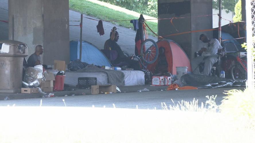 Louisville homeless camp